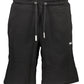 Black Cotton Men Bermuda