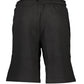 Black Cotton Men Bermuda