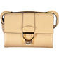 Beige Leather Women Handbag