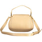 Beige Leather Women Handbag