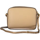 Beige Leather Women Handbag