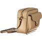 Beige Leather Women Handbag