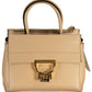Beige Leather Women Handbag