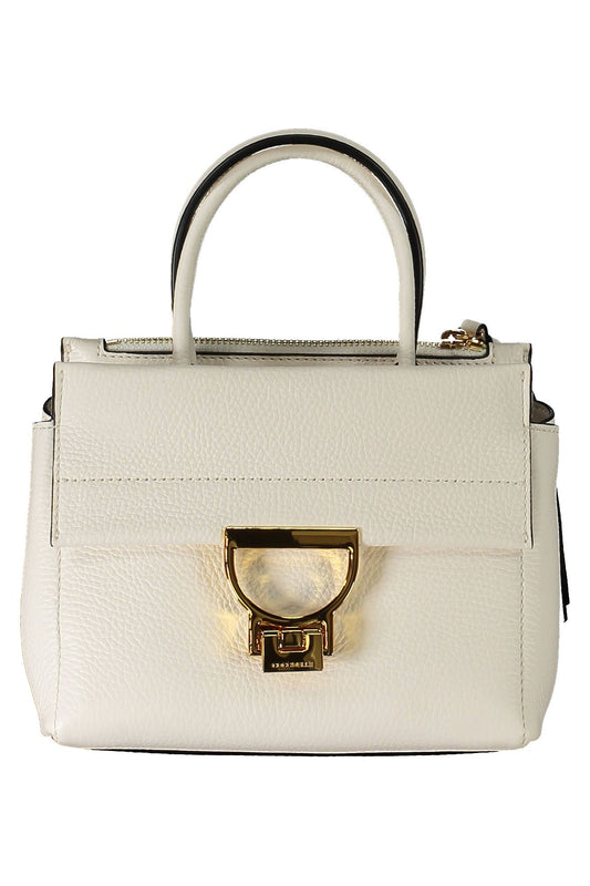 White Leather Women Handbag
