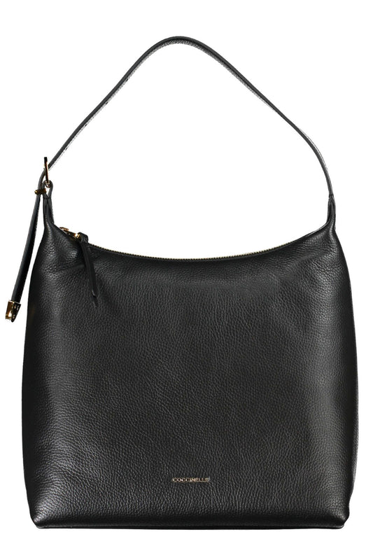 Black Leather Women Handbag