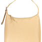 Beige Leather Women Handbag