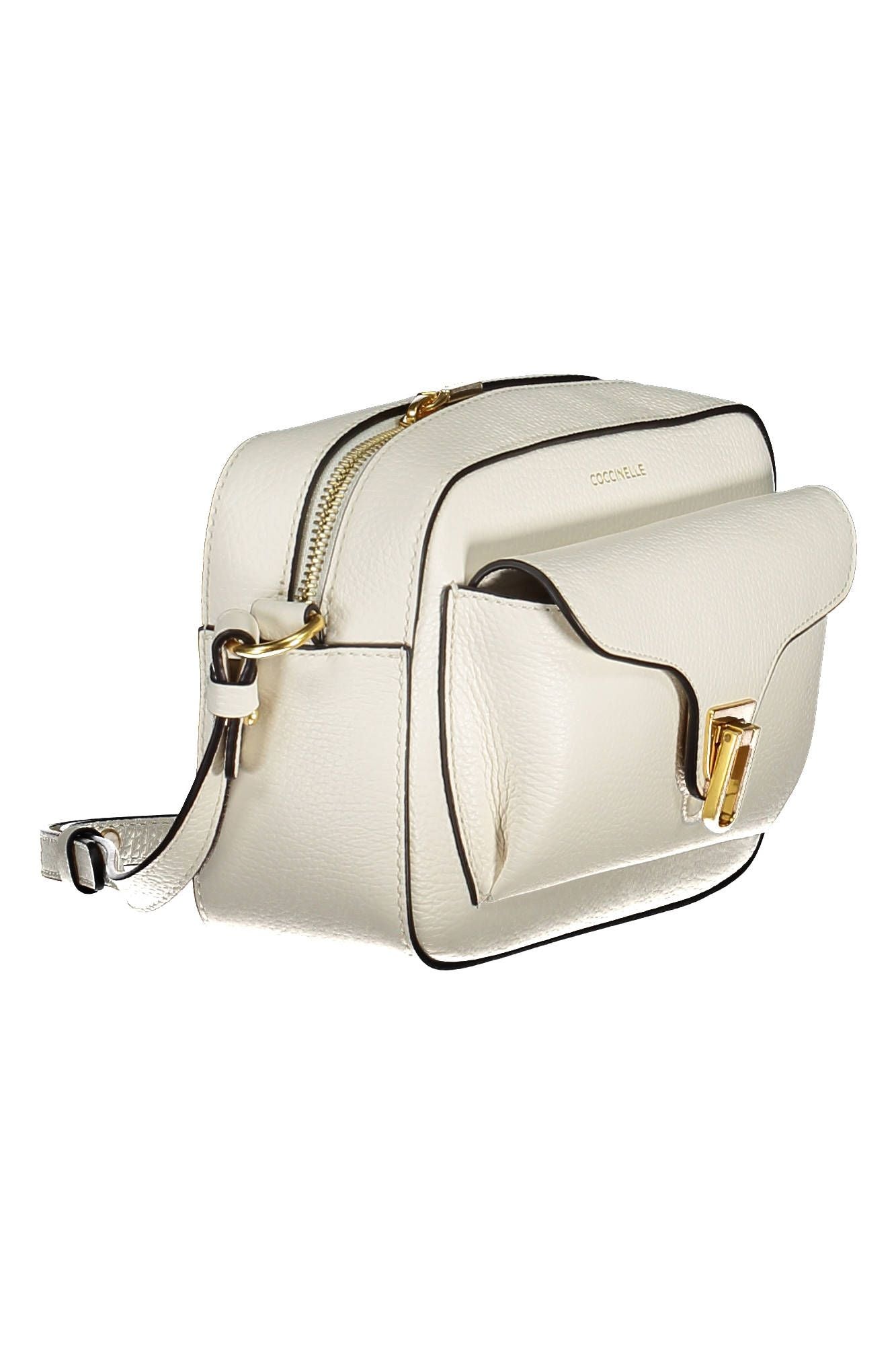 White Leather Women Handbag