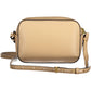 Beige Leather Women Handbag