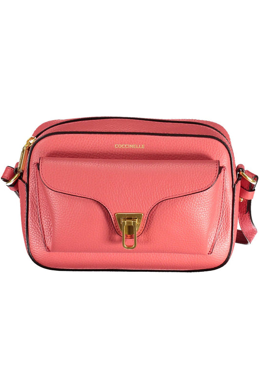 Pink Leather Women Handbag