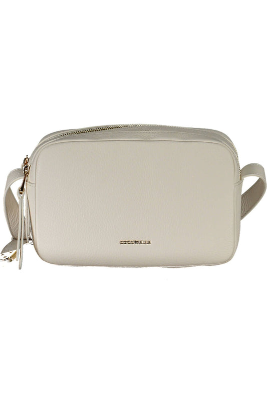 White Leather Women Handbag