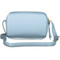 Light Blue Leather Women Handbag