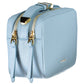 Light Blue Leather Women Handbag