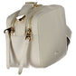 White Leather Women Handbag