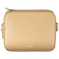 Beige Leather Women Handbag