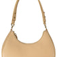 Beige Leather Women Handbag