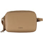 Beige Leather Women Handbag