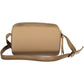 Beige Leather Women Handbag