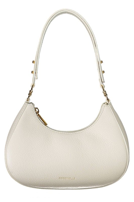 White Leather Women Handbag