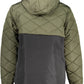 Green Polyester Mens Jacket