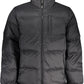 Black Polyester Men Jacket