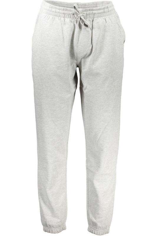 Gray Cotton Men Sports Trouser