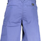 Blue Cotton Mens Shorts