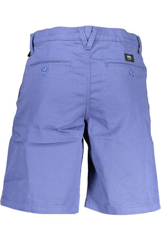 Blue Cotton Mens Shorts