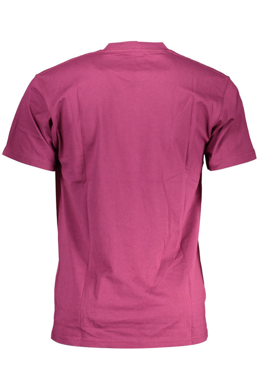 Purple Cotton Men T-Shirt