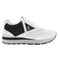 White Polyester Women Sneaker