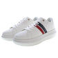 White Polyester Women Sneaker