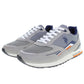 Gray Polyester Men Sneaker
