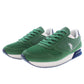 Green Polyester Men Sneaker