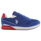 Blue Polyester Men Sneaker