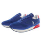 Blue Polyester Men Sneaker