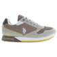 Beige Polyester Men Sneaker