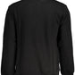 Black Cotton Men Sweater