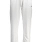 White Cotton Men Sports Pants