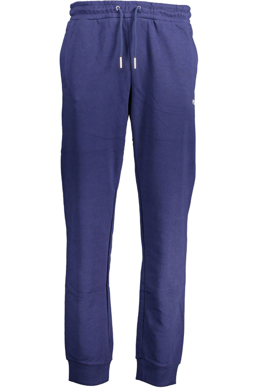 Blue Cotton Men Sports Trouser