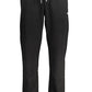 Black Organic Cotton Men Sports Pants