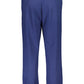 Blue Cotton Women Pants