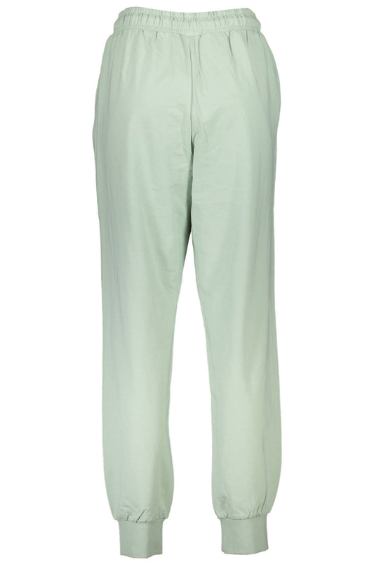Green Cotton Women's Pant