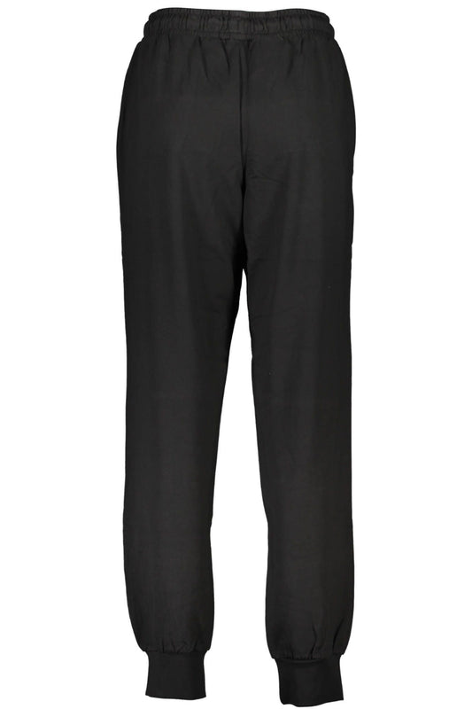 Black Cotton Women Sports Trouser