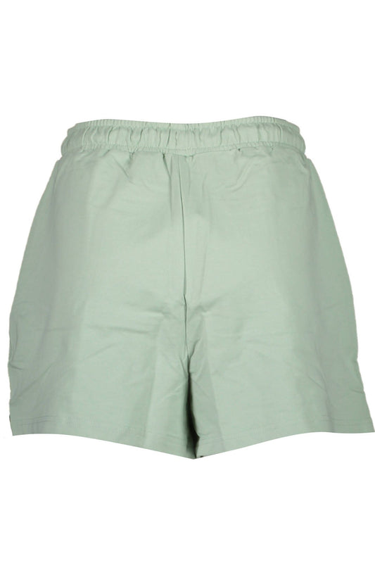 Green Cotton Women Short