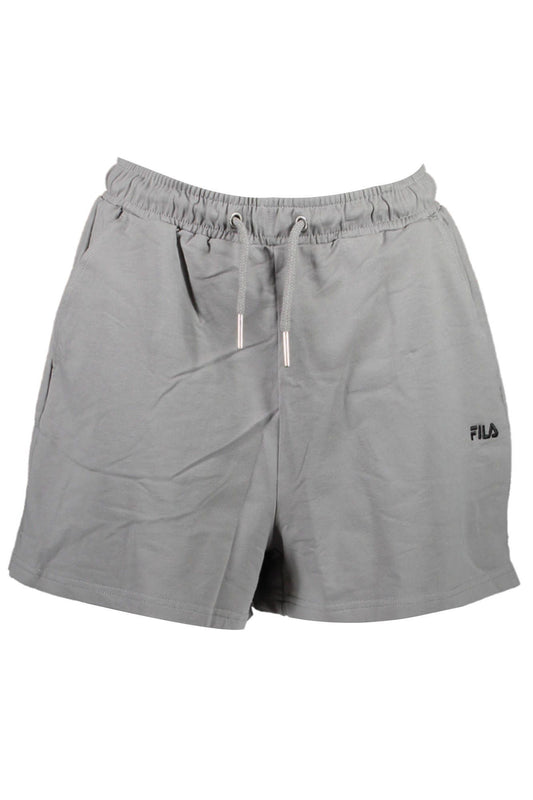 Gray Cotton Women Short