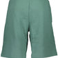 Green Cotton Men Bermuda
