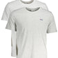 Gray Cotton Men T-Shirt