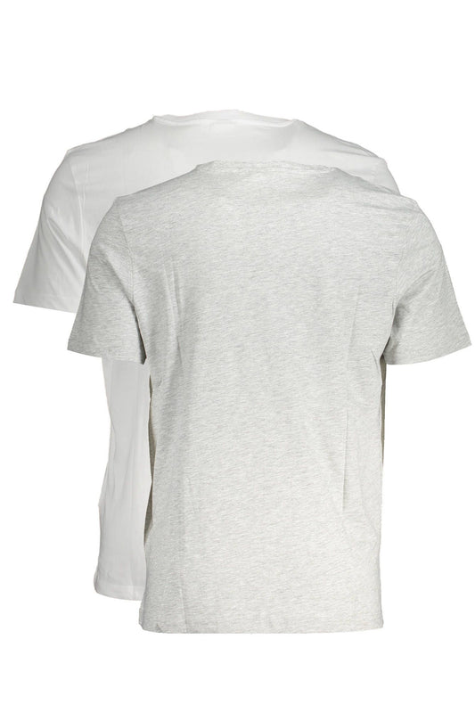 Gray Cotton Men T-Shirt