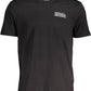 Black Cotton Men T-Shirt