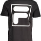 Black Cotton Men T-Shirt