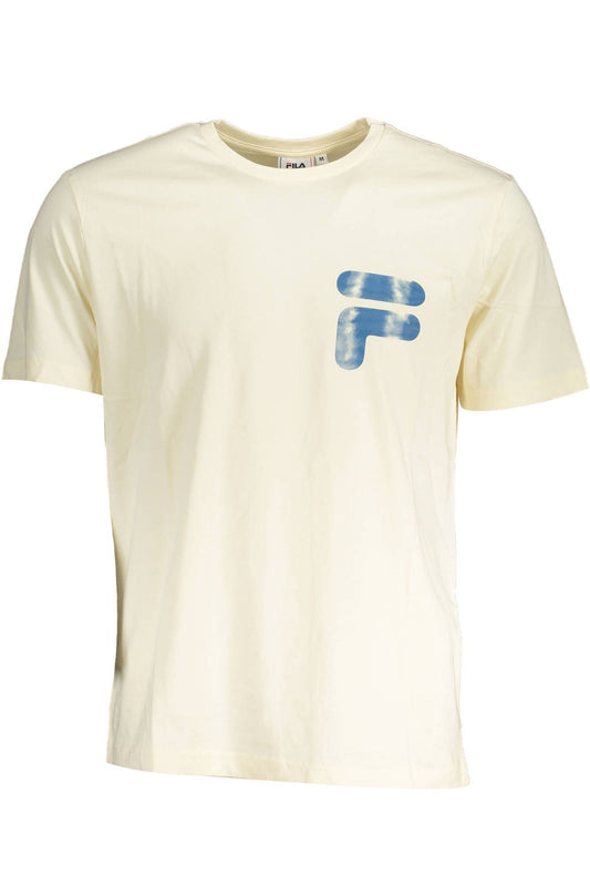 White Cotton Men T-Shirt